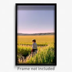 Pixel Art Poster - Simple Prairie (8 Bit Psychedelic Trippy Video Game Print)