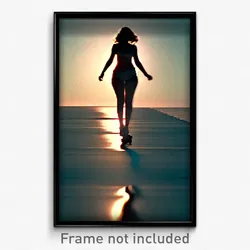 Pixel Art Poster - Acidic Wild (8 Bit Psychedelic Trippy Weird Video Game Print)