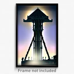 Pixel Art Poster - Grand Gallows (8 Bit Psychedelic Trippy Video Game Print)