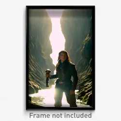 Pixel Art Poster - Cavernous Hold (8 Bit Psychedelic Trippy Video Game Print)