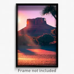Pixel Art Poster - Pretty Mesa (8 Bit Psychedelic Trippy Weird Video Game Print)