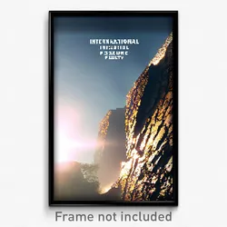 Pixel Art Poster - International Fissure (8 Bit Psychedelic Video Game Print)