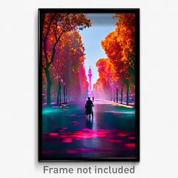 Pixel Art Poster - Bountiful Cologne (8 Bit Psychedelic Trippy Video Game Print)