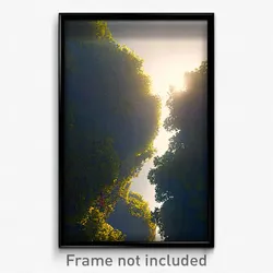 Pixel Art Poster - Natural Outer Space (8 Bit Psychedelic Video Game Print)