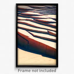 Pixel Art Poster - Natural Ziggurat (8 Bit Psychedelic Trippy Video Game Print)