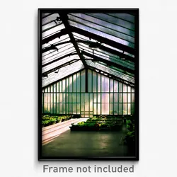 Pixel Art Poster - Gargantuan Greenhouse (8 Bit Psychedelic Video Game Print)