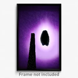 Pixel Art Poster - Exotic Black Hole (8 Bit Psychedelic Trippy Video Game Print)