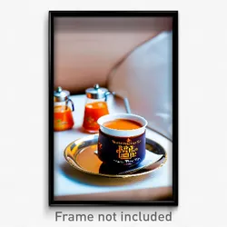 Pixel Art Poster - Treasured Thai Tea (8 Bit Psychedelic Video Game Print)