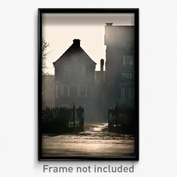 Pixel Art Poster - Grimy Parsonage (8 Bit Psychedelic Trippy Video Game Print)