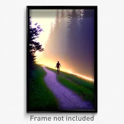 Pixel Art Poster - Attractive Trail (8 Bit Psychedelic Trippy Video Game Print)