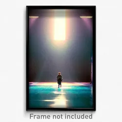 Pixel Art Poster - Alive Passage (8 Bit Psychedelic Trippy Video Game Print)
