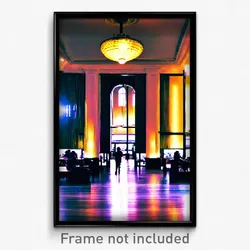 Pixel Art Poster - Authentic Commons (8 Bit Psychedelic Trippy Video Game Print)