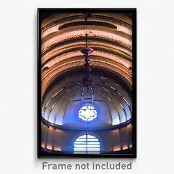 Pixel Art Poster - Magnificent Dome (8 Bit Psychedelic Trippy Video Game Print)