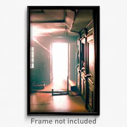 Pixel Art Poster - Wiry Room (8 Bit Psychedelic Trippy Weird Video Game Print)