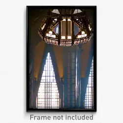 Pixel Art Poster - Complicated Antechamber (8 Bit Psychedelic Video Game Print)