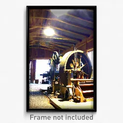 Pixel Art Poster - Nifty Sawmill (8 Bit Psychedelic Trippy Video Game Print)