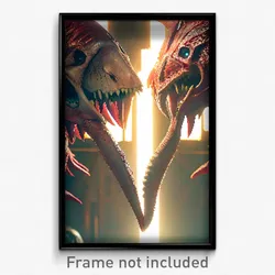 Pixel Art Poster - Vivid Maw (8 Bit Psychedelic Trippy Weird Video Game Print)