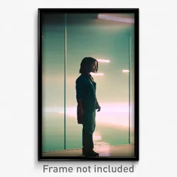 Pixel Art Poster - Clear Wall (8 Bit Psychedelic Trippy Weird Video Game Print)