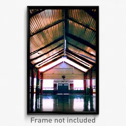 Pixel Art Poster - Monumental Coop (8 Bit Psychedelic Trippy Video Game Print)