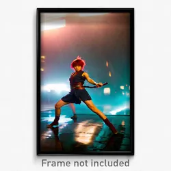 Pixel Art Poster - Agile Kame (8 Bit Psychedelic Trippy Weird Video Game Print)