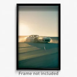 Pixel Art Poster - Uncommon Backdrifting (8 Bit Psychedelic Video Game Print)