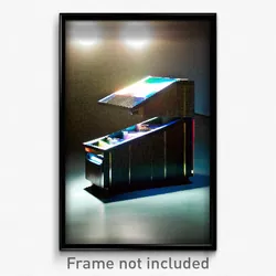 Pixel Art Poster - Modern Chest (8 Bit Psychedelic Trippy Video Game Print)