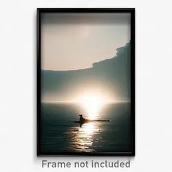 Pixel Art Poster - Unrealistic Strand (8 Bit Psychedelic Video Game Print)