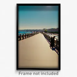 Pixel Art Poster - Sharp Promenade (8 Bit Psychedelic Trippy Video Game Print)