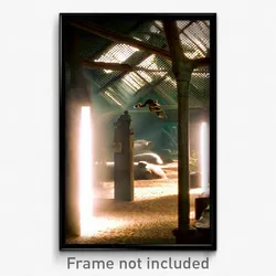 Pixel Art Poster - Rare Zoo (8 Bit Psychedelic Trippy Weird Video Game Print)