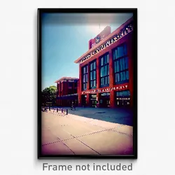 Pixel Art Poster - Standard University (8 Bit Psychedelic Video Game Print)