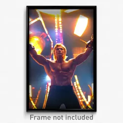 Pixel Art Poster - Magnificent Chest (8 Bit Psychedelic Trippy Video Game Print)