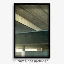 Pixel Art Poster - Concrete Roof (8 Bit Psychedelic Trippy Video Game Print)