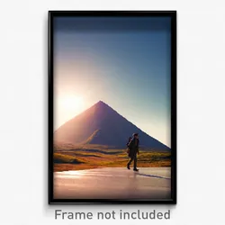 Pixel Art Poster - Wide Mount (8 Bit Psychedelic Trippy Weird Video Game Print)