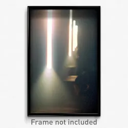 Pixel Art Poster - Dim Opening (8 Bit Psychedelic Trippy Weird Video Game Print)