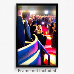 Pixel Art Poster - Modest Movie Festival (8 Bit Psychedelic Video Game Print)