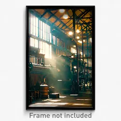 Pixel Art Poster - Lavish Mill (8 Bit Psychedelic Trippy Weird Video Game Print)