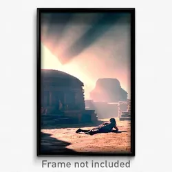 Pixel Art Poster - Ancient Bedlam (8 Bit Psychedelic Trippy Video Game Print)