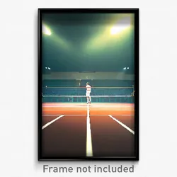 Pixel Art Poster - Interesting Court (8 Bit Psychedelic Trippy Video Game Print)