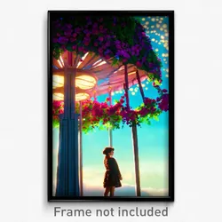 Pixel Art Poster - Bountiful Stand (8 Bit Psychedelic Trippy Video Game Print)