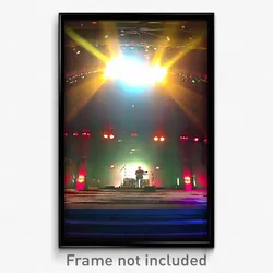 Pixel Art Poster - Faraway Music Venue (8 Bit Psychedelic Video Game Print)