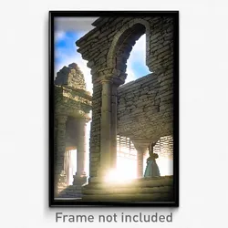 Pixel Art Poster - Graceful Stone (8 Bit Psychedelic Trippy Video Game Print)