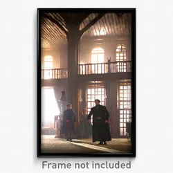 Pixel Art Poster - Made Up Manor (8 Bit Psychedelic Trippy Video Game Print)