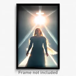 Pixel Art Poster - Angelic Reaches (8 Bit Psychedelic Trippy Video Game Print)