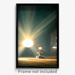 Pixel Art Poster - Large Well (8 Bit Psychedelic Trippy Weird Video Game Print)