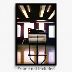 Pixel Art Poster - Attractive Movie Studio (8 Bit Psychedelic Video Game Print)
