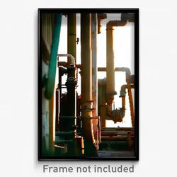 Pixel Art Poster - Worn Pipes (8 Bit Psychedelic Trippy Weird Video Game Print)