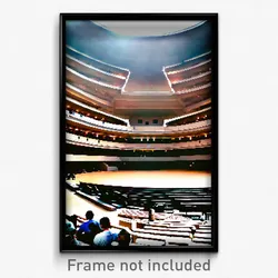 Pixel Art Poster - Brilliant Amphitheatre (8 Bit Psychedelic Video Game Print)