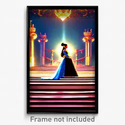 Pixel Art Poster - Wonderful Dais (8 Bit Psychedelic Trippy Video Game Print)