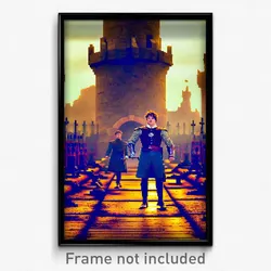Pixel Art Poster - Coarse Barony (8 Bit Psychedelic Trippy Video Game Print)
