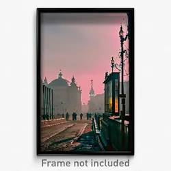 Pixel Art Poster - Grimy Vienna (8 Bit Psychedelic Trippy Video Game Print)